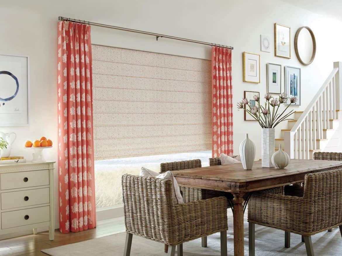 Roman shades, Hunter Douglas Design Studio™ Roman Shades, window treatments near Laredo, Texas (TX)