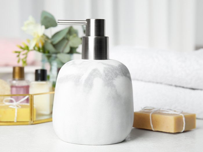 stone hand soap dispenser